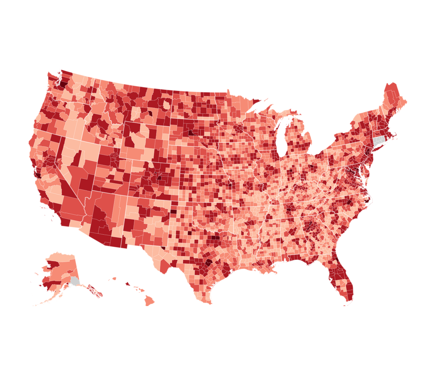 Mapping exposure to AI workforce disruption